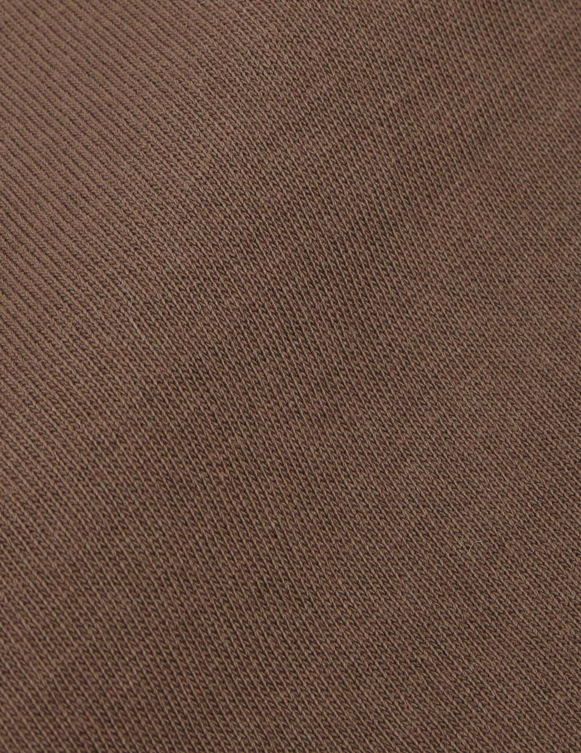 T-shirt Charly en coton marron foncé - Image 5